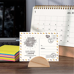 24шт держатель для визитных карточек из сосны&nbsp;DJEW-SP0001-21A-02