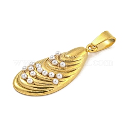 Подвески из нержавеющей стали 304 с ионным покрытием в форме капли (IP) STAS-U024-05G