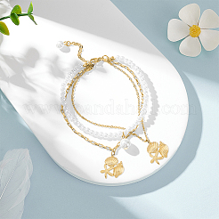 12 шт. подвески из нержавеющей стали 304 двух цветов&nbsp;STAS-UN0051-57