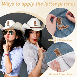 12 шт. полиэстеровые нашивки на одежду&nbsp;PATC-FG0003-38