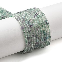 Природного флюорита бисер нитей&nbsp;G-F509-38-3mm