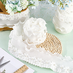 Кружевная лента из полиэстера&nbsp;OCOR-WH20005-43A