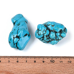 8 шт. синтетическая бирюзовая геода&nbsp;G-N347-16