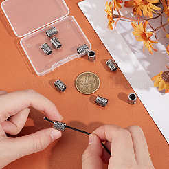 10 шт. европейские бусины из нержавеющей стали 304 FIND-UN0003-86