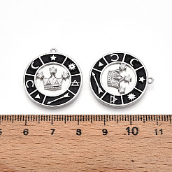 Латунные микропроволочные кубические циркониевые подвески из эмали ZIRC-T016-18P