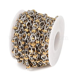 Двухцветные цепи из нержавеющей стали 304 с овальными звеньями&nbsp;CHS-P028-09A