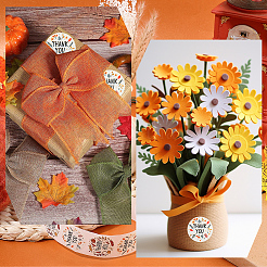 1 рулон осенних наклеек рулон&nbsp;DIY-SP0005-86