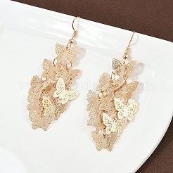 Серьги-бабочки из нержавеющей стали 430&nbsp;EJEW-A137-05KCG