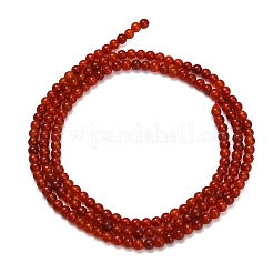 Природного сердолика нитей бисера G-Z116-A22-2mm