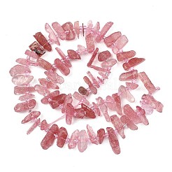 Природного кварца клубники нитей бисера&nbsp;G-F821-D02-01