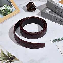 Поясные ремни из коровьей кожи с рисунком под крокодиловую кожу для мужчин&nbsp;AJEW-WH20020-437A