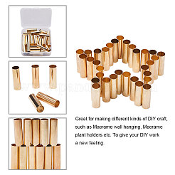 Бисера латунной трубки KK-YW0001-03