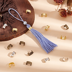 120 шт. 3-х цветные латунные складные обжимные наконечники FIND-PH0020-81