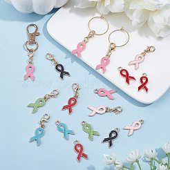 Наборы для самостоятельного изготовления подвесок на тему лент с информацией&nbsp;DIY-SC0014-18