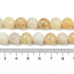 Природные желтые опал бусины пряди G-U026-A05-10mm