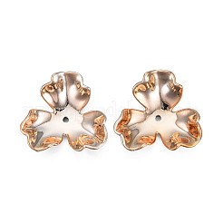 3-лепестковые гальванические непрозрачные акриловые колпачки для бусин SACR-T132-02