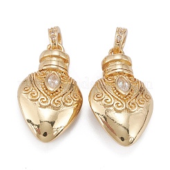 Латунные микро проложить кубического циркония подвески ZIRC-C024-04G