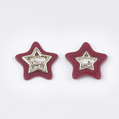 Непрозрачные акриловые подвески MACR-T031-06B