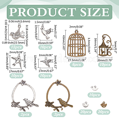 Сплавочные подвески тибетского стиля FIND-ME0001-27