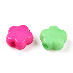 Непрозрачные акриловые бусины OACR-N137-48