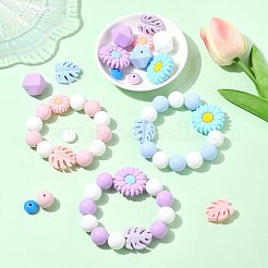 30 шт. Силиконовые бусины&nbsp;SIL-FS0001-33