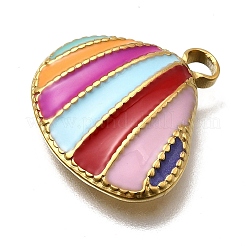 Подвески из нержавеющей стали 304 с эмалью&nbsp;STAS-Z163-21G-06