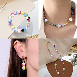 8 цвет акриловой бусины&nbsp;OACR-CJ0001-81