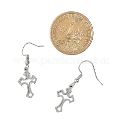 Серьги-подвески из нержавеющей стали 304 EJEW-JE06692