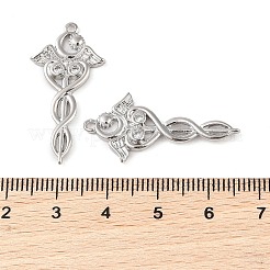 Латунные микропаве прозрачные подвески с фианитом KK-Q816-16P