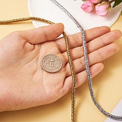 2 нить 2 цвета гальванический немагнитный синтетический гематит бусины нити G-CW0001-11