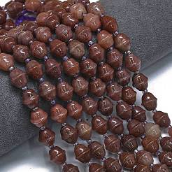 Природных фиолетовых авантюрин бисер нитей G-K389-D14-01