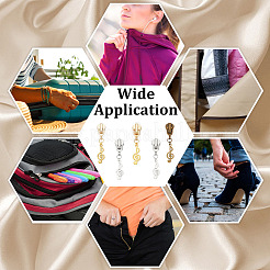 Ползунки на молнии из сплава PALLOY-PH01591-11