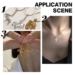 64шт 8 стиля подвески из сплава в тибетском стиле FIND-AR0005-03