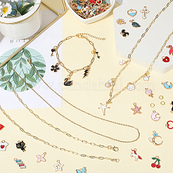 Наборы для самостоятельного изготовления браслетов/ожерельев&nbsp;DIY-SP0006-05