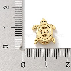 Латунные микропаве из прозрачного кубического циркония KK-M300-02G-02