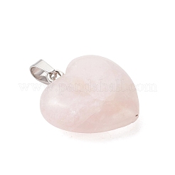Природного розового кварца подвески&nbsp;PALLOY-JF05169-02