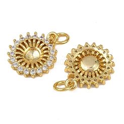 Латунные микро проложить кубического циркония подвески&nbsp;KK-I358-027G