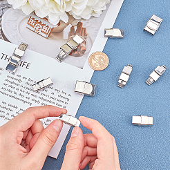 Застежки для часового ремешка из нержавеющей стали 304 в форме прямоугольника&nbsp;STAS-UN0009-57P