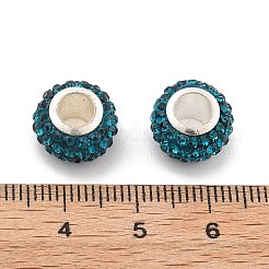 Рондель полимерная глина европейские бусины&nbsp;FIND-U001-01H