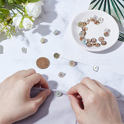 30 шт. пуговицы из сплава с 1 отверстиями на хвостовике BUTT-NB0002-08