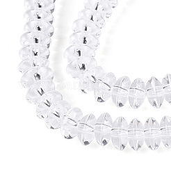 Прозрачные стеклянные бусины GLAA-T025-6mm-07B