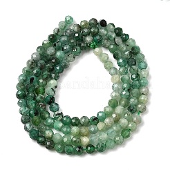 Натуральные изумрудные бисерные пряди&nbsp;G-Z106-A02-3mm-01