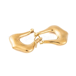 Ионное покрытие (ip) серьги-кольца из нержавеющей стали 304 для женщин&nbsp;EJEW-P279-25G