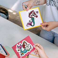 ПВХ пластиковые прозрачные штампы DIY-WH0631-0107