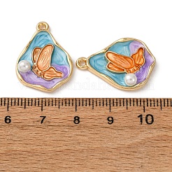 Подвески из эмали и сплава ENAM-B028-24KCG