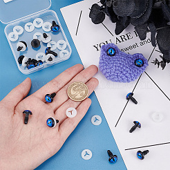 20 комплект пластиковых кукольных глаз DIY-PH0010-85