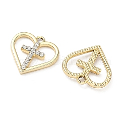 Подвески из сплава и страза&nbsp;ALRI-D303-04G