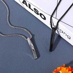 2 шт. набор из 2-х цветных прямоугольных подвесок из нержавеющей стали 201 с простым кручением JN1124A