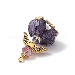 Граненые подвески стекла&nbsp;PALLOY-MZ00582-06