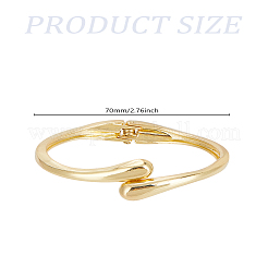 1шт. браслеты из сплава на петлях для женщин&nbsp;BJEW-LP0002-48
